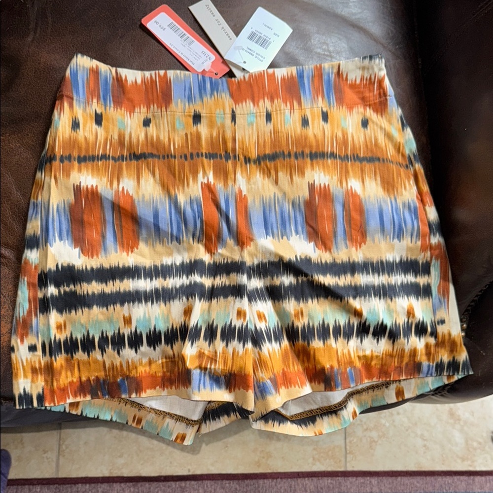 Search for Sanity High Waist Patterned Shorts